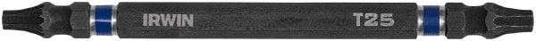 Irwin - T20 x T25 D/E Torx Screwdriver Bit - 1/4" Hex Drive, 4" OAL - Exact Tooling