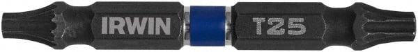 Irwin - T20 x T25 Torx Bit - 1/4" Hex Drive, 2-3/8" OAL - Exact Tooling