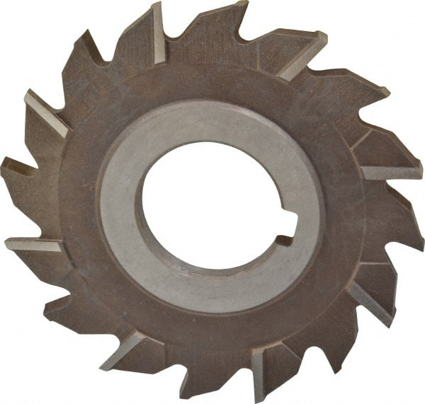 Keo - 3" Diam x 3/16" Width of Cut, 16 Teeth, High Speed Steel Side Milling Cutter - Staggered Teeth, Uncoated - Exact Tooling
