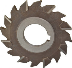 Keo - 3" Diam x 3/16" Width of Cut, 16 Teeth, High Speed Steel Side Milling Cutter - Staggered Teeth, Uncoated - Exact Tooling