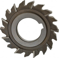 Keo - 3" Diam x 1/4" Width of Cut, 18 Teeth, High Speed Steel Side Milling Cutter - Staggered Teeth, Uncoated - Exact Tooling