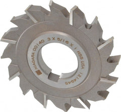 Keo - 3" Diam x 5/16" Width of Cut, 16 Teeth, High Speed Steel Side Milling Cutter - Staggered Teeth, Uncoated - Exact Tooling