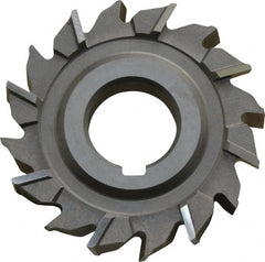 Keo - 3" Diam x 1/2" Width of Cut, 16 Teeth, High Speed Steel Side Milling Cutter - Staggered Teeth, Uncoated - Exact Tooling