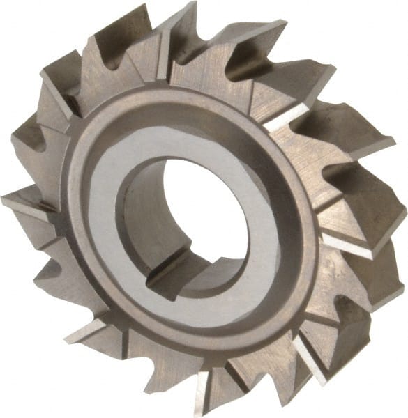 Keo - 3" Diam x 11/16" Width of Cut, 16 Teeth, High Speed Steel Side Milling Cutter - Staggered Teeth, Uncoated - Exact Tooling