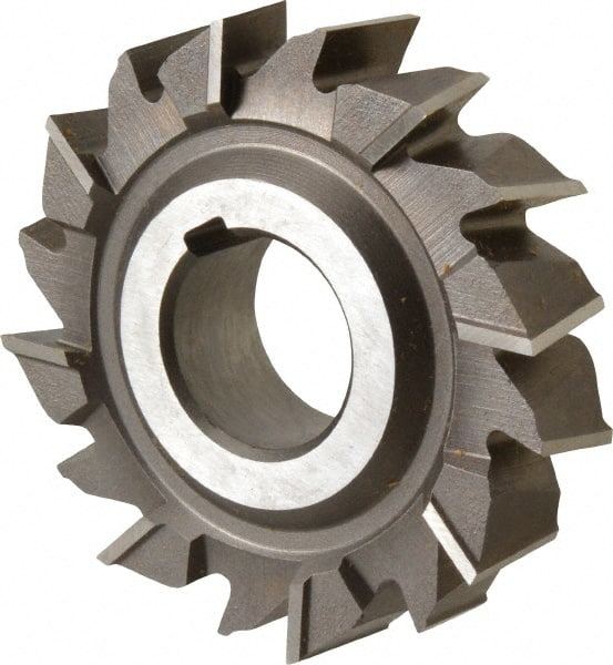 Keo - 3" Diam x 3/4" Width of Cut, 16 Teeth, High Speed Steel Side Milling Cutter - Staggered Teeth, Uncoated - Exact Tooling