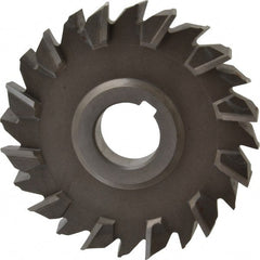 Keo - 5" Diam x 3/4" Width of Cut, 24 Teeth, High Speed Steel Side Milling Cutter - Staggered Teeth, Uncoated - Exact Tooling
