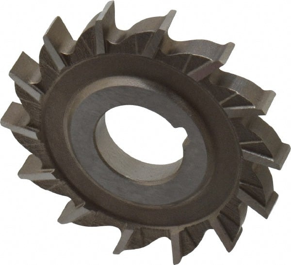 Keo - 2" Diam x 1/4" Width of Cut, 14 Teeth, High Speed Steel Side Milling Cutter - Straight Teeth, Uncoated - Exact Tooling