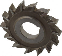 Keo - 2" Diam x 1/4" Width of Cut, 14 Teeth, High Speed Steel Side Milling Cutter - Straight Teeth, Uncoated - Exact Tooling
