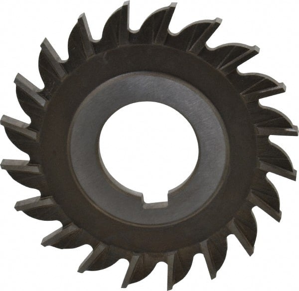 Keo - 3" Diam x 3/16" Width of Cut, 20 Teeth, High Speed Steel Side Milling Cutter - Straight Teeth, Uncoated - Exact Tooling