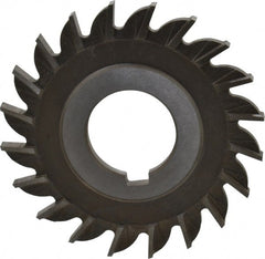 Keo - 3" Diam x 3/16" Width of Cut, 20 Teeth, High Speed Steel Side Milling Cutter - Straight Teeth, Uncoated - Exact Tooling
