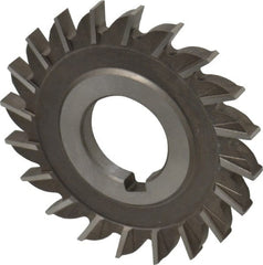 Keo - 3" Diam x 1/4" Width of Cut, 20 Teeth, High Speed Steel Side Milling Cutter - Straight Teeth, Uncoated - Exact Tooling