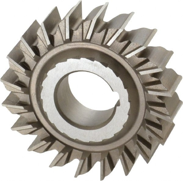 Keo - 3" Diam x 3/4" Width of Cut, 20 Teeth, High Speed Steel Side Milling Cutter - Straight Teeth, Uncoated - Exact Tooling