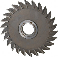 Keo - 5" Diam x 1/4" Width of Cut, 26 Teeth, High Speed Steel Side Milling Cutter - Straight Teeth, Uncoated - Exact Tooling