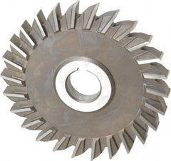 Keo - 5" Diam x 1/2" Width of Cut, 26 Teeth, High Speed Steel Side Milling Cutter - Straight Teeth, Uncoated - Exact Tooling