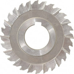 Keo - 3" Blade Diam x 3/16" Blade Thickness, 1" Hole, 28 Teeth, High Speed Steel Side Chip Saw - Staggered Tooth, Arbor Connection, Right Hand Cut, Uncoated - Exact Tooling