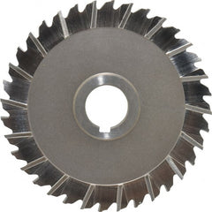 Keo - 5" Blade Diam x 3/16" Blade Thickness, 1" Hole, 36 Teeth, High Speed Steel Side Chip Saw - Staggered Tooth, Arbor Connection, Right Hand Cut, Uncoated - Exact Tooling