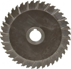 Keo - 6" Blade Diam x 1/8" Blade Thickness, 1" Hole, 40 Teeth, High Speed Steel Side Chip Saw - Staggered Tooth, Arbor Connection, Right Hand Cut, Uncoated - Exact Tooling