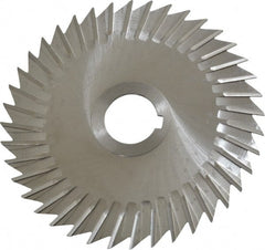 Keo - 5" Blade Diam x 1/16" Blade Thickness, 1" Hole, 40 Teeth, High Speed Steel Side Chip Saw - Straight Tooth, Arbor Connection, Right Hand Cut, Uncoated, with Keyway - Exact Tooling