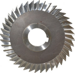 Keo - 5" Blade Diam x 1/8" Blade Thickness, 1-1/4" Hole, 40 Teeth, High Speed Steel Side Chip Saw - Straight Tooth, Arbor Connection, Right Hand Cut, Uncoated, with Keyway - Exact Tooling