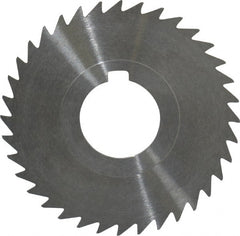 Keo - 3" Diam x 1/32" Blade Thickness x 1" Arbor Hole Diam, 36 Tooth Slitting and Slotting Saw - Arbor Connection, Right Hand, Uncoated, High Speed Steel, 10° Rake, Concave Ground - Exact Tooling