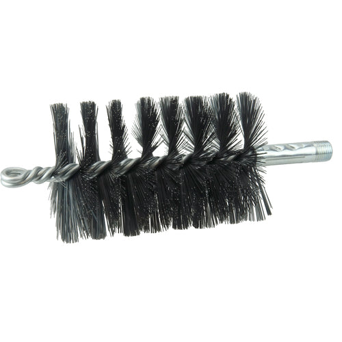 3″ Single Spiral Flue Brush, .012 Steel Fill - Exact Tooling