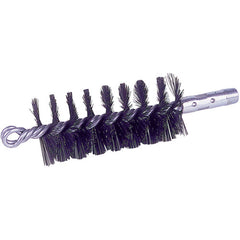 3-1/2″ Single Spiral Flue Brush, .012 Steel Fill - Exact Tooling