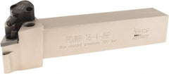 Iscar - PDJNR, Right Hand Cut, 93° Lead Angle, 1" Shank Height x 1" Shank Width, Negative Rake Indexable Turning Toolholder - 6" OAL, DN..4.. Insert Compatibility, Series Isoturn, JetHPLine - Exact Tooling