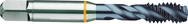 M24x1.5 D6 4-Flute HSS-E Semi-Bottoming 40 degree Spiral Flute Tap-TiCN - Exact Tooling