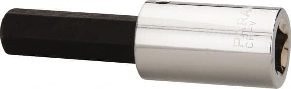 Paramount - 1/2" Drive, 9/16" Hex Bit Socket - 3-5/8" OAL, 1-7/8" Bit Length - Exact Tooling