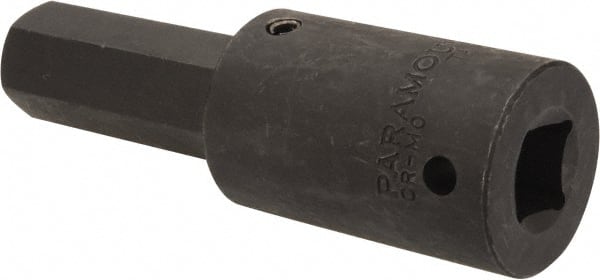 Paramount - 1/2" Drive, 18mm Impact Hex Bit Socket - 4" OAL - Exact Tooling
