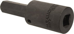 Paramount - 1/2" Drive, 16mm Impact Hex Bit Socket - 3-5/8" OAL - Exact Tooling