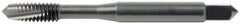 OSG - #10-24 UNC 2 Flute H3 Oxide Finish High Speed Steel Spiral Point Extension Tap - Plug Chamfer, 6" OAL, 7/8" Thread Length, 2B Class of Fit, Series 917 - Exact Tooling