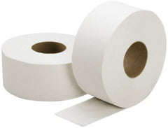Ability One - 1,000' Roll Length x 3.7" Sheet Width, Jumbo Roll Toilet Tissue - 2 Ply, White, Recycled Fiber - Exact Tooling