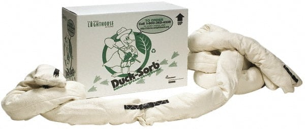 Ability One - Socks & Booms; Type: Sock ; Application: Oil, Coolant & Solvent Spills ; Capacity per Package (Gal.): 8 ; Length (Inch): 120 ; Diameter (Inch): 6 - Exact Tooling