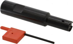 Carmex - 1.26" Max Depth of Cut, 3/4" Shank Diam, Internal/External Indexable Thread Mill - Insert Style C18, Toolholder Style CMT, 4" OAL - Exact Tooling