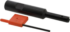 Carmex - 1.38" Max Depth of Cut, 5/8" Shank Diam, Internal/External Indexable Thread Mill - Insert Style C12, Toolholder Style CMT, 4" OAL - Exact Tooling