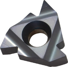 Hertel - 22IR Internal Right Hand 7-5 Partial Profile 60° Laydown Threading Insert - Grade HG225TR, TiAlN Coated Carbide - Exact Tooling