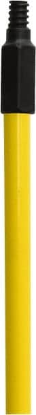 O-Cedar - 60 x 1" Fiberglass Squeegee Handle - Threaded Connection, Yellow - Exact Tooling