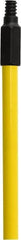 O-Cedar - 60 x 1" Fiberglass Squeegee Handle - Threaded Connection, Yellow - Exact Tooling