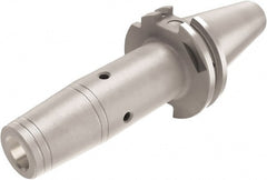 Seco - 6mm Hole Diam, DIN69871-40 Taper Shank Shrink Fit Tool Holder & Adapter - 6.299" Projection, 0.827" Nose Diam, 0.866" Clamping Depth, 45,000 RPM, Through Coolant - Exact Tooling