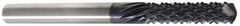 Onsrud - 3/16" Diam, 5/8" LOC, End Mill End, Solid Carbide Diamond Pattern Router Bit - Right Hand Cut, 2" OAL, 1/4" Shank Diam, Use on Composites - Exact Tooling