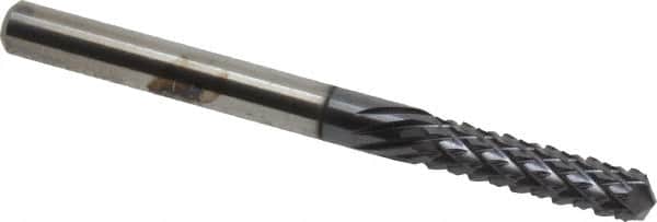Onsrud - 1/8" Diam, 1/2" LOC, Drill Point End, Solid Carbide Diamond Pattern Router Bit - Right Hand Cut, 1-1/2" OAL, 1/8" Shank Diam, Use on Composites - Exact Tooling