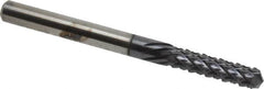 Onsrud - 1/8" Diam, 1/2" LOC, Drill Point End, Solid Carbide Diamond Pattern Router Bit - Right Hand Cut, 1-1/2" OAL, 1/8" Shank Diam, Use on Composites - Exact Tooling
