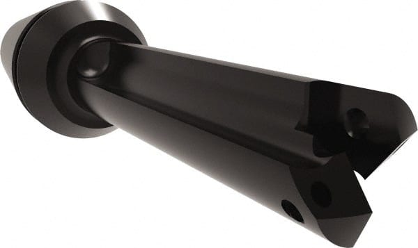 Allied Machine and Engineering - Series Z, 7/16 to 1/2" Diam, ER20 ER Collet, Straight Flute Spade Drill - 1-3/8" Max Depth, 1-29/32" Body Length, 3-15/64" OAL, Short Length, Through Coolant - Exact Tooling