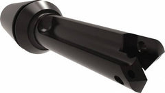 Allied Machine and Engineering - Series 0, 33/64 to 11/16" Diam, ER20 ER Collet, Straight Flute Spade Drill - 1-3/8" Max Depth, 1-57/64" Body Length, 3-15/64" OAL, Short Length, Through Coolant - Exact Tooling