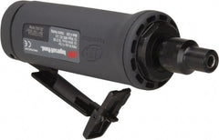 Ingersoll-Rand - 1/4" Collet, Straight Handle, Angle Air Die Grinder - 20,000 RPM, Dual Capable Exhaust, 19 CFM, 0.4 hp, 1/4 NPT - Exact Tooling