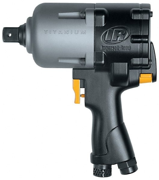 Ingersoll-Rand - 1" Drive, 5,300 RPM, 2,500 Ft/Lb Torque Impact Wrench - Pistol Grip Handle, 800 IPM, 75 CFM, 1/2" NPT Inlet - Exact Tooling