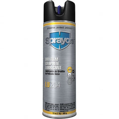 Sprayon - 10 oz Aerosol Dry Film Lubricant - Black, -40°F to 850°F - Exact Tooling