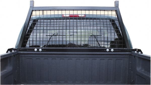 Erickson Manufacturing - Steel Headache Rack - 63-1/2 to 77-1/2" Long, Black, For Use with Any Truck - Exact Tooling
