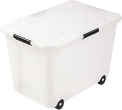 ADVANTUS - 1 Compartment, 23-3/4 Inch Wide x 15-3/4 Inch Deep x 15-3/4 Inch High, File Storage Box - Plastic, Clear - Exact Tooling
